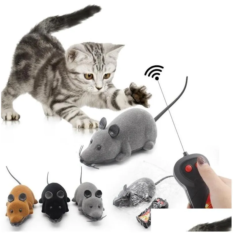 cat toys cute jouet chat realistic little mouse toy remote control pet mice for kitten funny gatos supplies