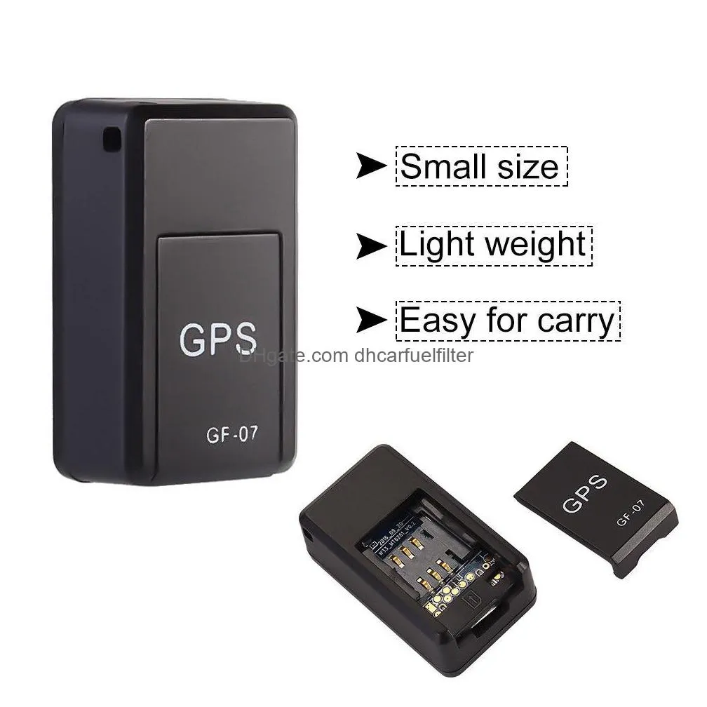 mini gf07 gps long standby magnetic sos tracker locator device voice recorder for vehicle/car/person locator system