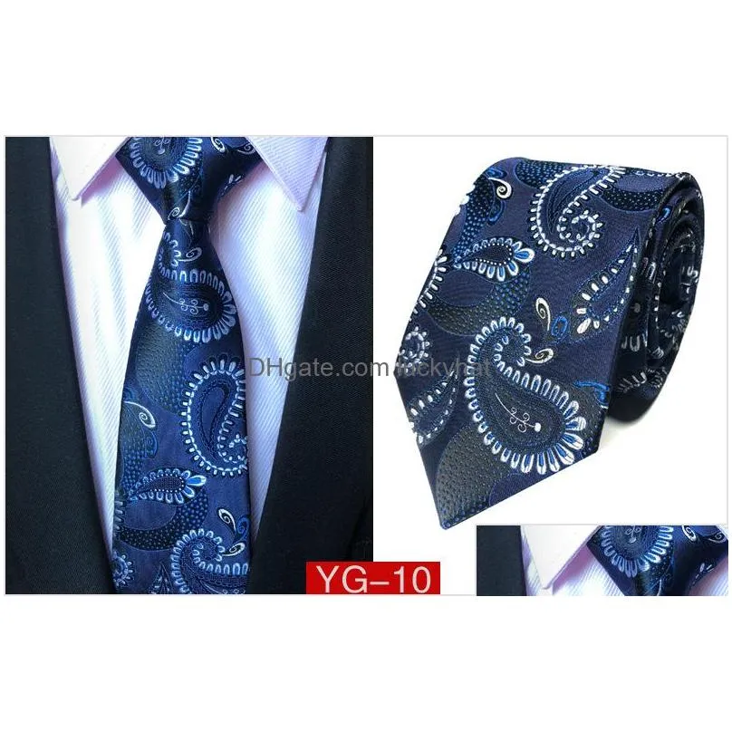 new design mens neck tie elegant man floral paisley neckties 145x8x3.8cm classic business casual wedding tie