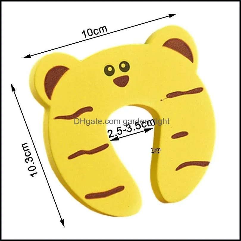 baby safety for newborn furniture protection card door stopper security cute animal care child lock finger