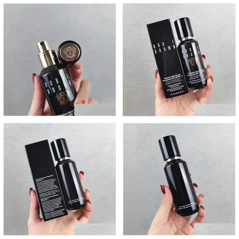 top bb intensive skin serum foundation 30ml liquid foundation makeup 4 colors n012 n032 w016 w026