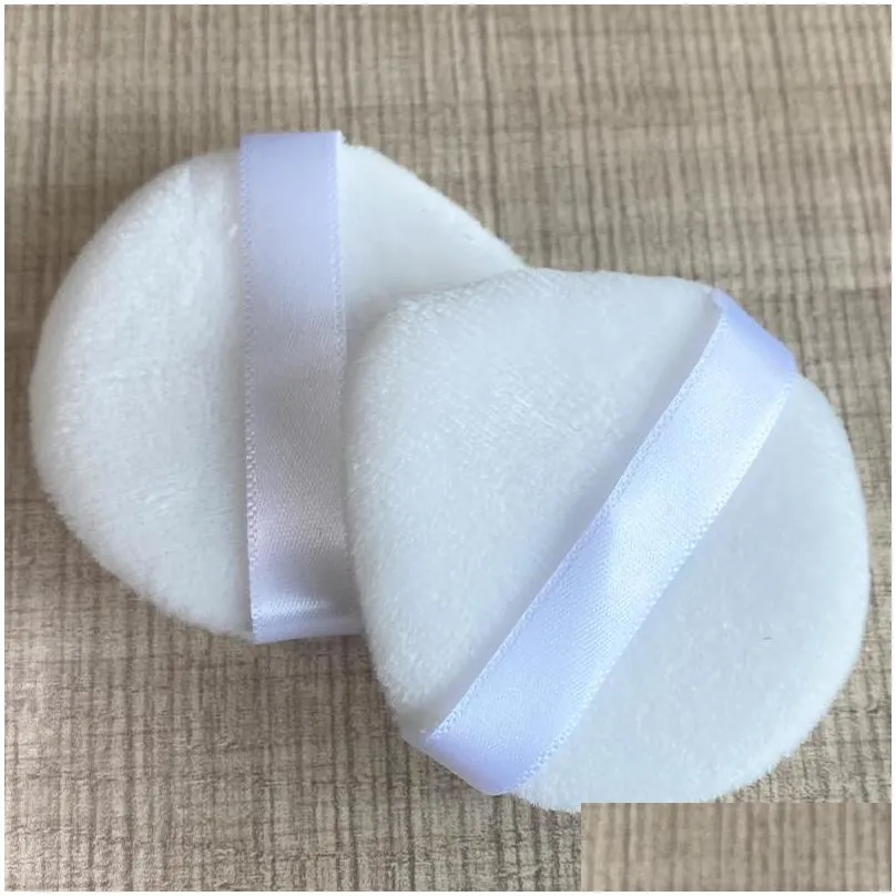 powder puff soft teardropshaped makeup puffs cosmetic foundation wedge shape velour body face with strap makeup sponges for contouring loose eye