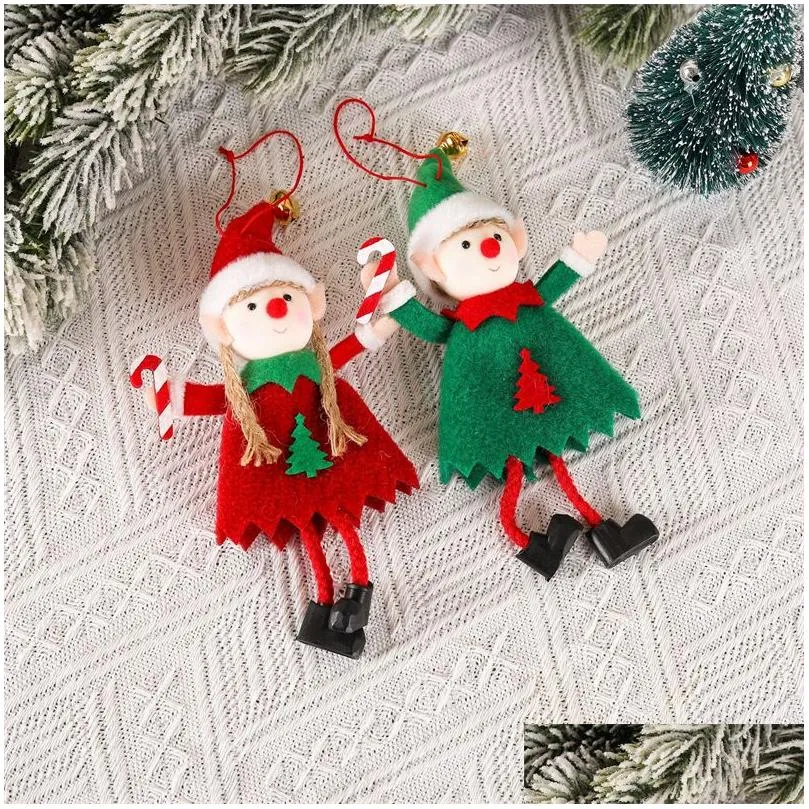 2023 new crossborder christmas cute fairy doll christmas tree decoration pendant accessories