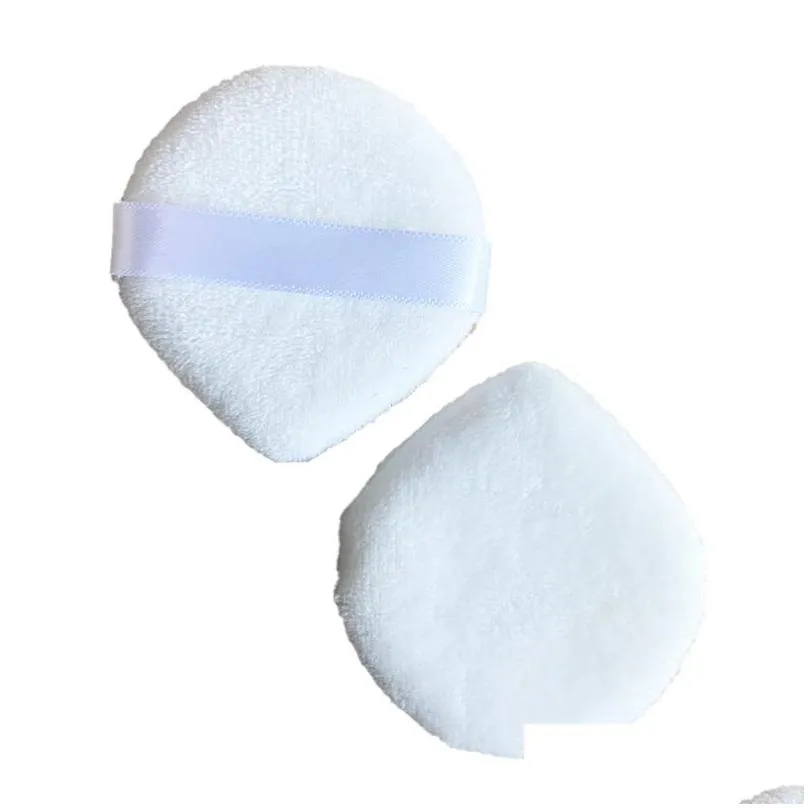powder puff soft teardropshaped makeup puffs cosmetic foundation wedge shape velour body face with strap makeup sponges for contouring loose eye