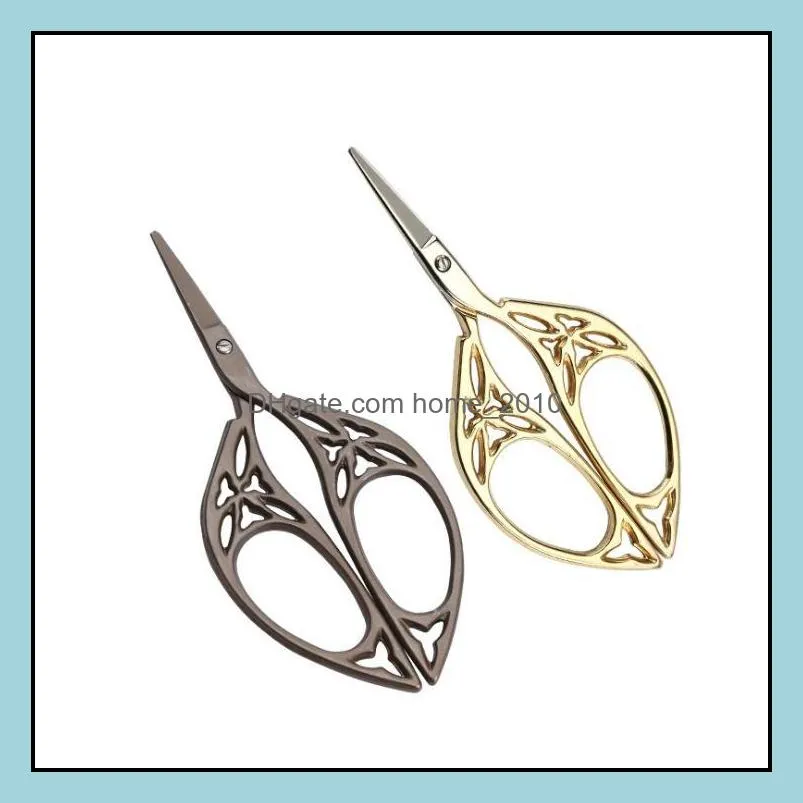 dhs vintage scissor needlework handicraft embroidery stitch european retro classic craft sewing tailor scissors tool 11x5cm sn3220