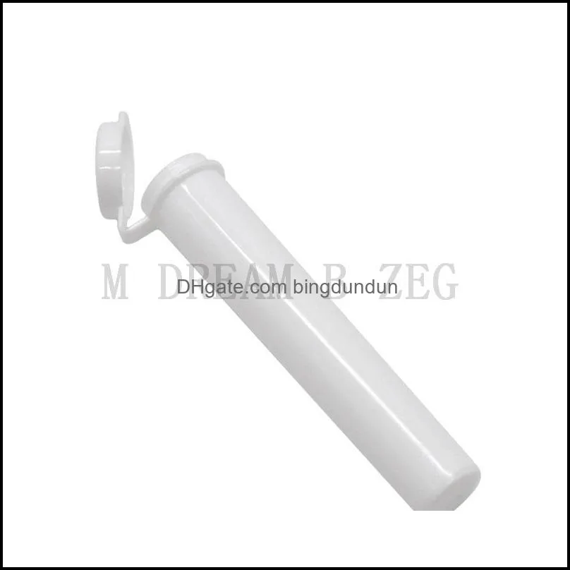 length 95mm tube packing tool plastic tubes empty squeeze bottle prerolled storage container randomly color send