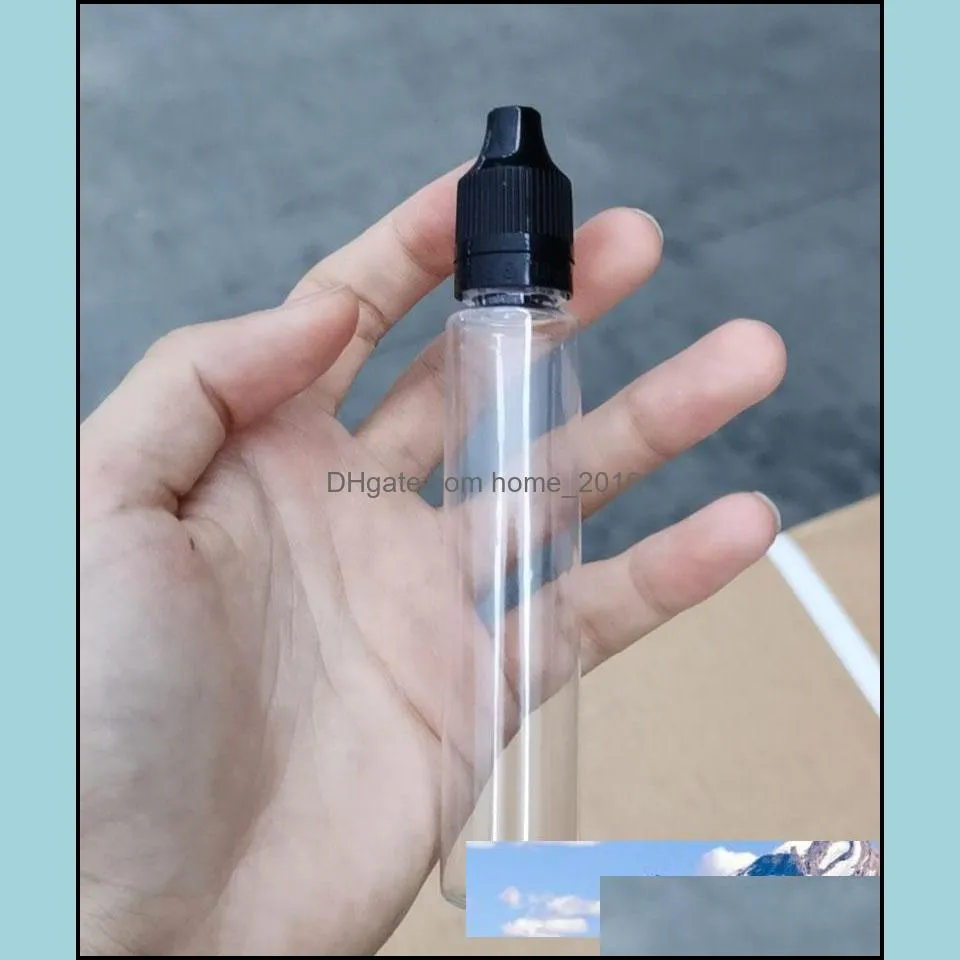 1300pcs e cigarette pen shape bottles 30ml pet bottles with childproof tamper evident caps for eliquid ejuice  oil 30 ml