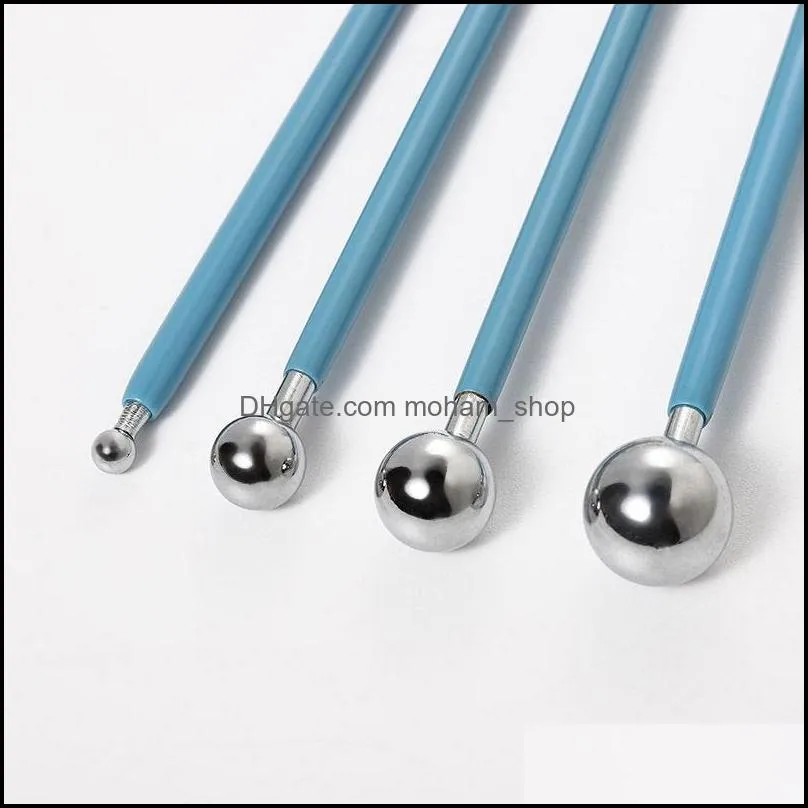 stainless steel cake flower ball modelling pastry fondant decorating sugarcraft mould decor model diy tool 8 sizes rre13373