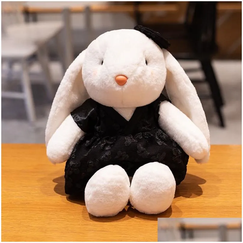 party favor cute flower skirt rabbit plush toy cartoon rabbit doll valentines day gift