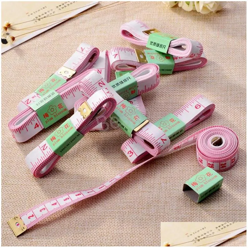 sewing tailor measuring ruler home body tape measures 150cm length soft ruler tools kids cloth ruler tailoring tape measures bh4391