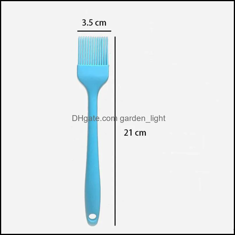 silicone basting pastry brush oil brushes for cake bread butter baking tools kitchen safety bbq brush barbeque grill tool