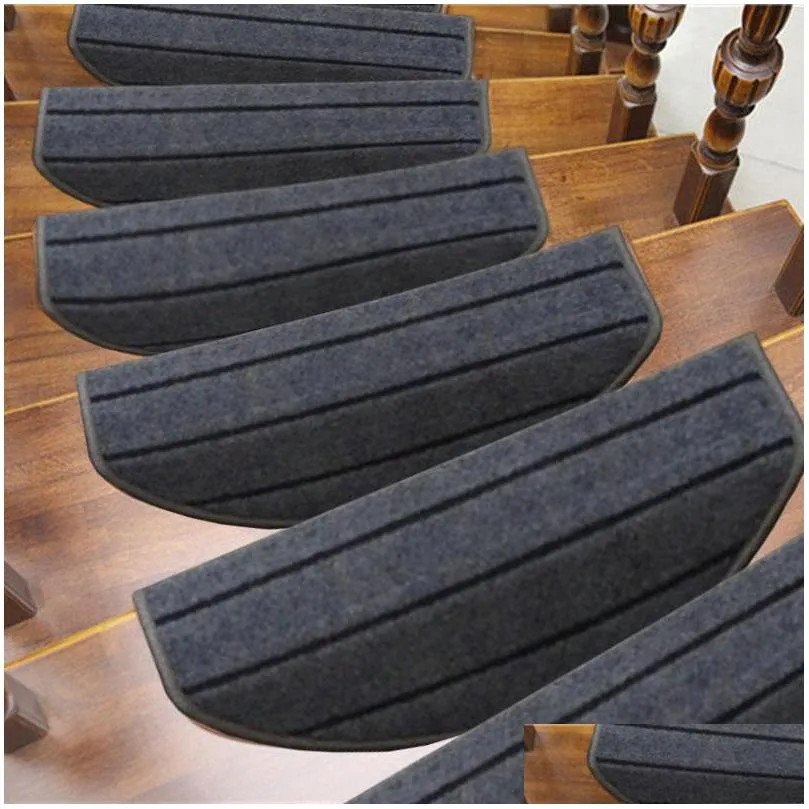 carpets modern stripes stairs mat adhesive carpet stair treads nonslip staircase rug cover protection 15pcs1