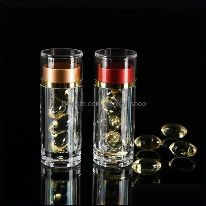 clear arclic plastic jar cosmetic makeup candy capsule jar kitchen storage jars 20 sizes for wholesale