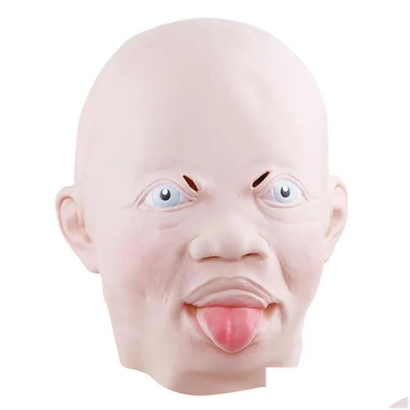 party decoration cosmask halloween cry baby mask latex crying child full head masks fancy dress costume theme parties