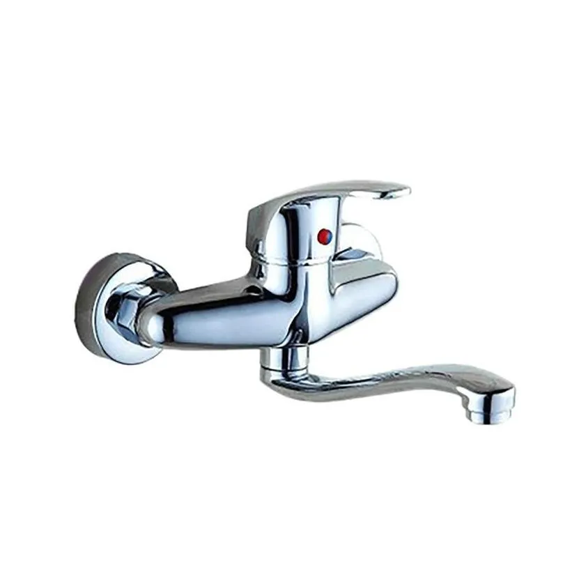 double hole cold and faucet single handle wallmounted entry type tap with spout very short 15 cm bathroom sink faucets
