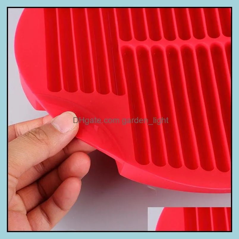 finger shape biscuit molds food grade silicone chocolate bar mold baking tray long strip cookie baking tray