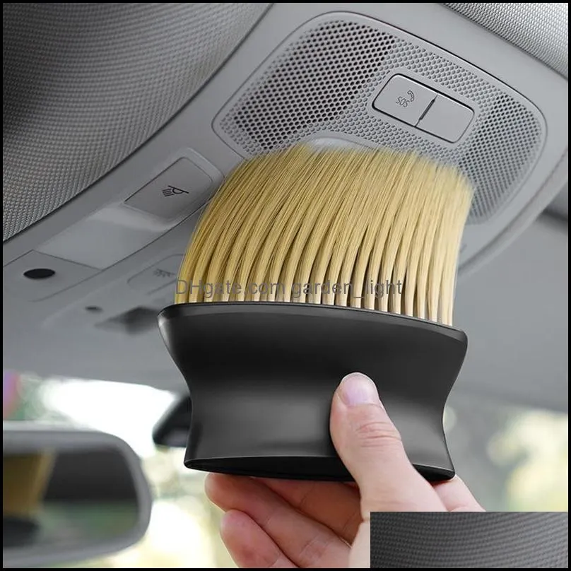 car air outlet cleaning brush dashboard air conditioner detailing dust sweeping tools auto interior home office duster brushes