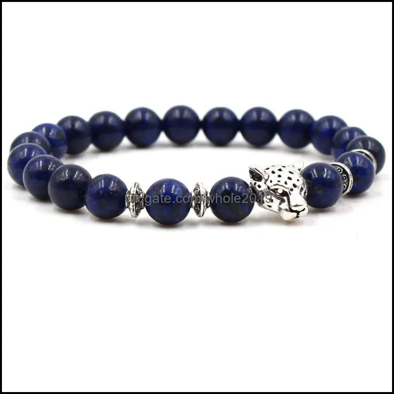 natural stone lapis lazuli bracelet beads bracelet reiki healing meditation energy mens bracelets