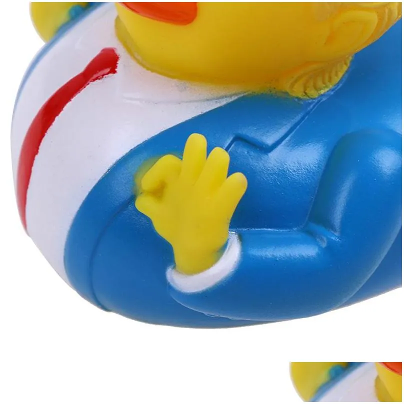 creative pvc trump duck party favor bath floating water toy party supplies funny toys gift