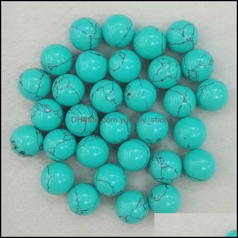 10mm natural stone loose beads lapis lazuli rose quartz turquoise opal agate 7chakra diy nonporous round ball beads