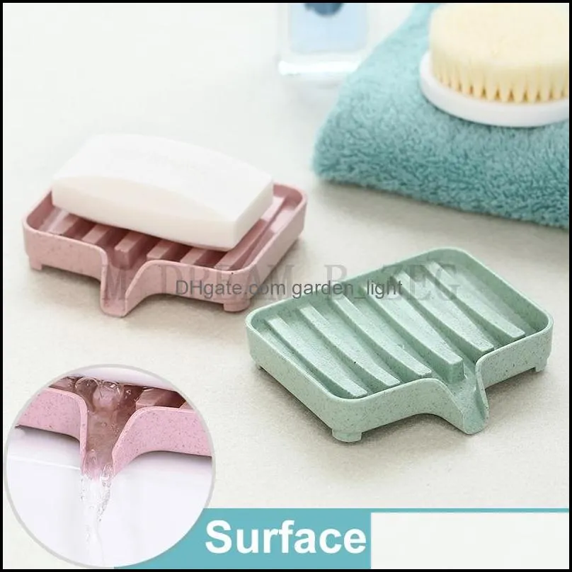 bathroom draining soap box drainage soap dishes soap holder kitchen tub sponge storage box cup rack