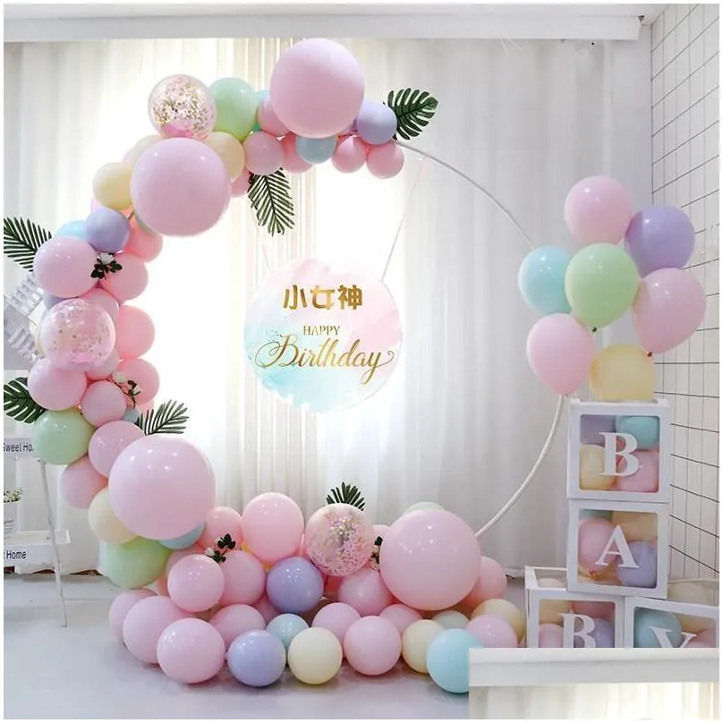 party decoration 1.8m balloon ring large big arch circle stand holder garland background flower round frame