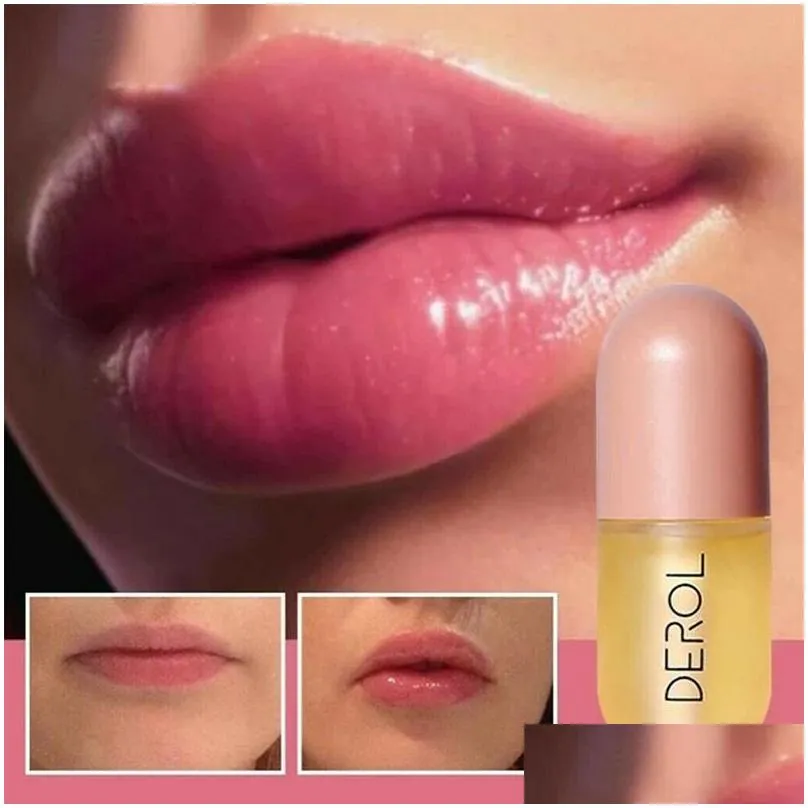 lip gloss crystal lips plumper 5ml instant volumising moisturizer sexy plump repairing reduce fine lines mask jelly care enhancer