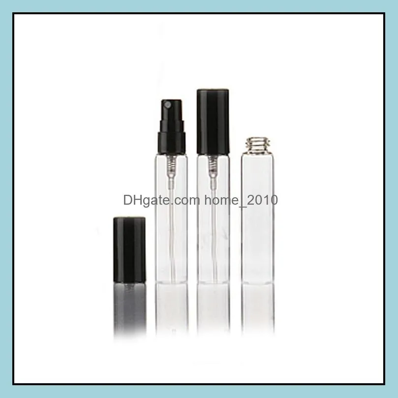 500pcs x 5ml mini refillable sample perfume glass bottle travel empty spray atomizer bottles cosmetic packaging container