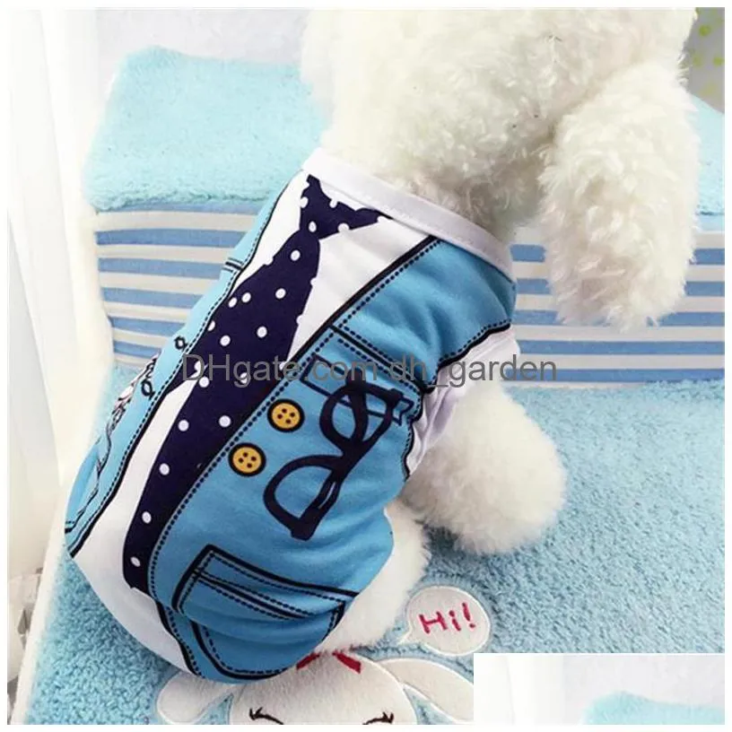 vest small dog cat dogs clothes t shirt pet puppy summer apparel clothes dog shirt cute puppy vest tank tops