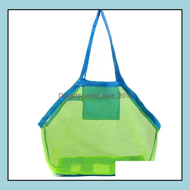 factory direct sell kids baby sand away carry beach toys pouch tote mesh large childrens storage bag toy collection sn2217