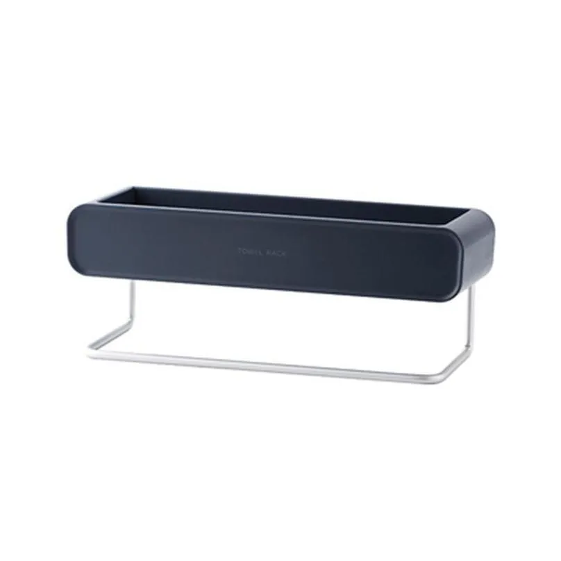 storage boxes bins multifunctional wallmounted cosmetic shelf rack holder organizer for bathroom no drill towel hanger hook bar