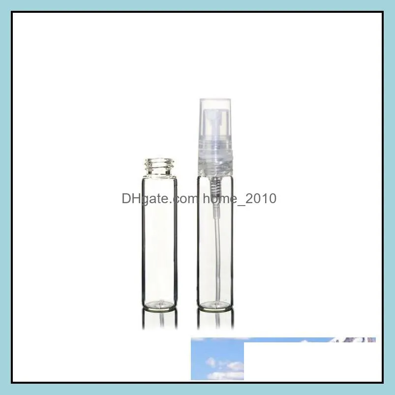 500pcs x 5ml mini refillable sample perfume glass bottle travel empty spray atomizer bottles cosmetic packaging container