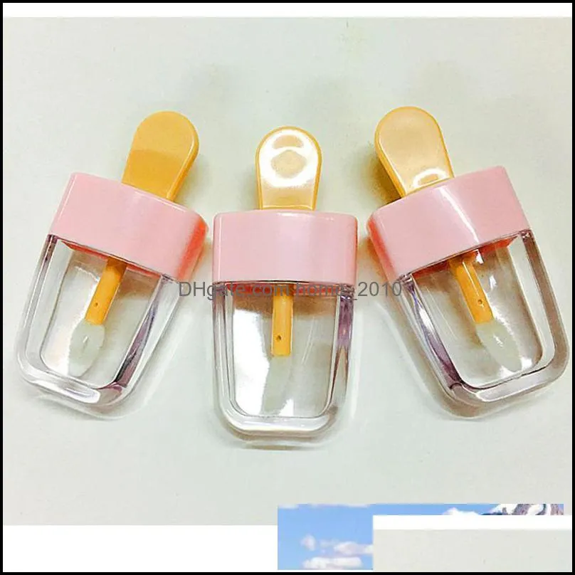 empty liquid lipstick lip balm tube pink transparent cream diy lip gloss cream containers makeup sample bottles 20pcs