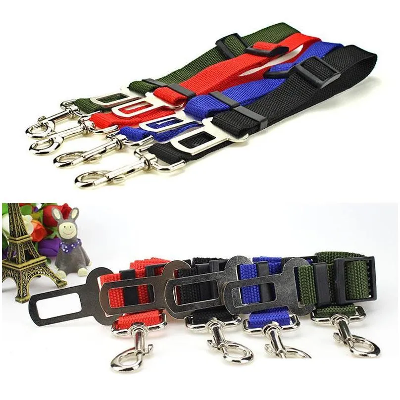 puppy dog outdoor car seat belt dog pet car seat safety belt pet travel adjustable harness restraint leashes lead clip seatbelt tqq