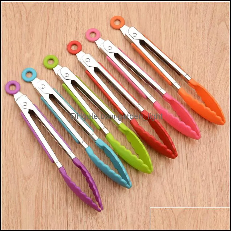 food grade silicone food tong kitchen tongs utensil cooking tong clip clamp accessories salad serving bbq tools