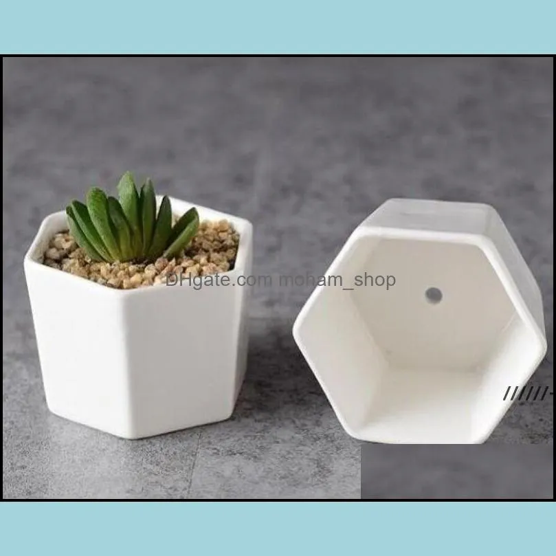  ceramic bonsai pots wholesale mini white porcelain flowerpots suppliers seeding succulent indoor home nursery planters sea ship