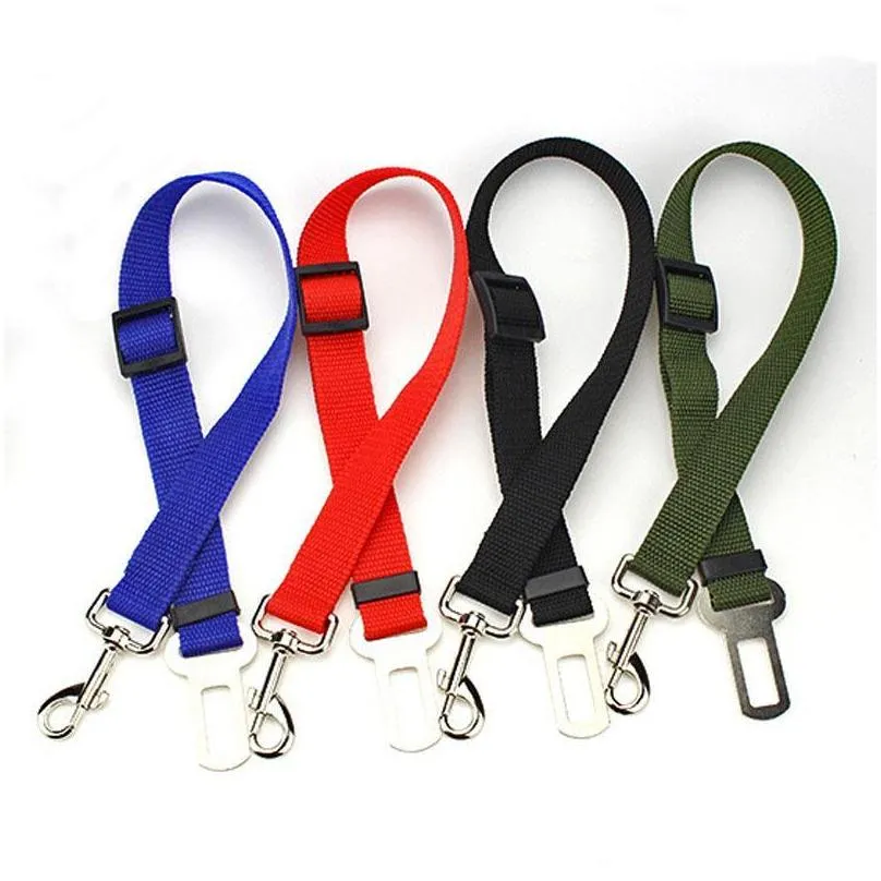puppy dog outdoor car seat belt dog pet car seat safety belt pet travel adjustable harness restraint leashes lead clip seatbelt tqq