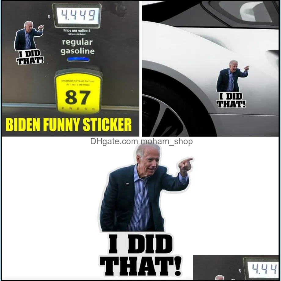  lets go brandon flags sticker for car trump prank biden pvc stickers funny sticker thats all me i did that rrd12887