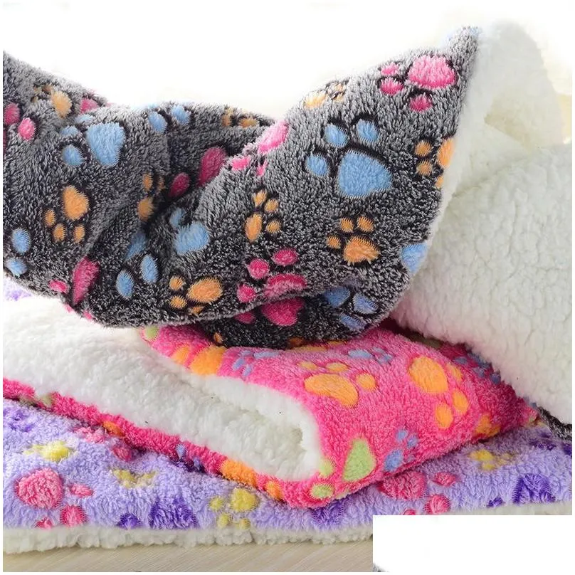 kennels pens dog blanket cat mat sleeping pad pet quilt autumn winter nest double fleece cashmere flannel soft warm thicken comf