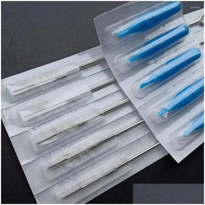 tattoo needles 5pcs rl tips disposable steel for machines gun liner shader 3 5 7 9rl