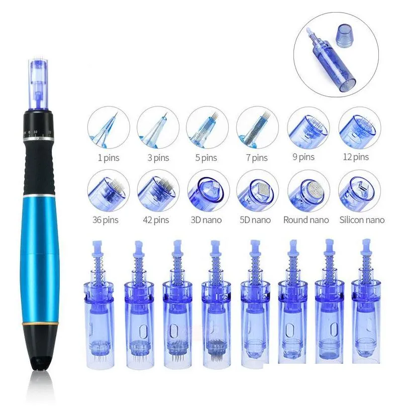 electric microneedle dr.pen bayonet needle cartridges 1/3/5/7/9/12/36/42/nano a1 needle tips