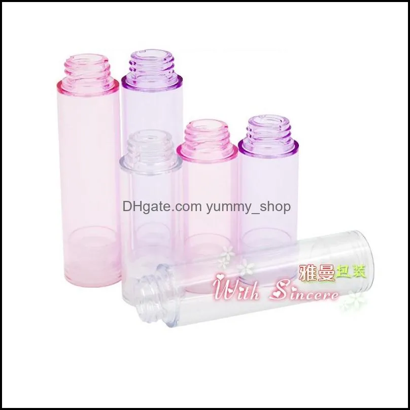 10ml as plastic airless pump bottles lotion dispenser containers travel size refillable pump bottle diy testing cosmetic dispenser