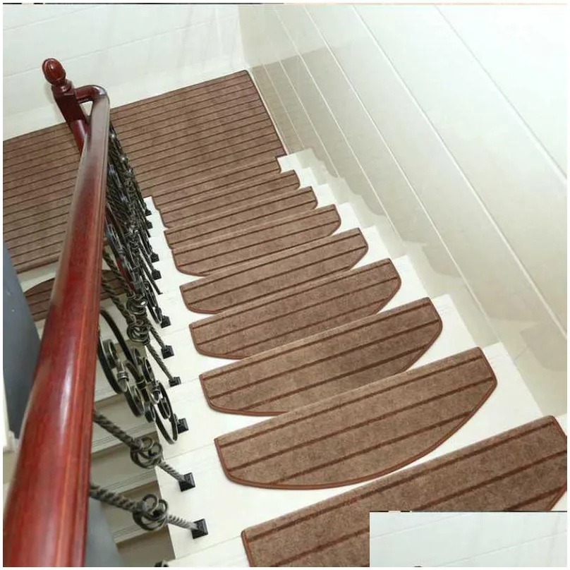 carpets modern stripes stairs mat adhesive carpet stair treads nonslip staircase rug cover protection 15pcs1