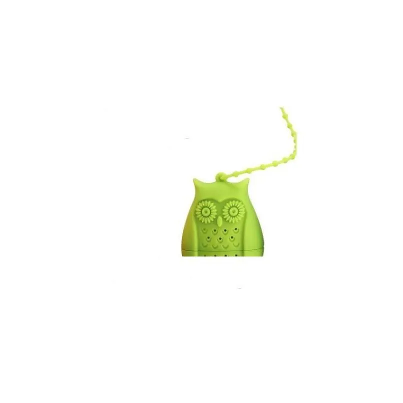 silicone owl tea strainer cute tea bags food grade creative looseleaf tea infuser filter diffuser fun accessories f0323