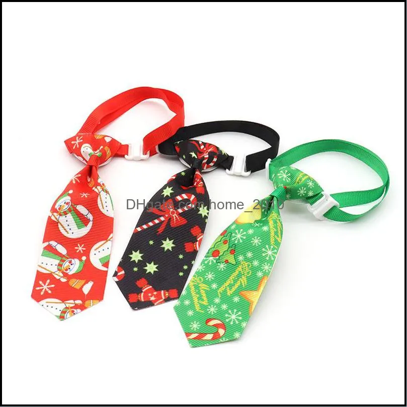 christmas pet adjustable neck tie dog apparel accessories small cat puppy bowties supplies