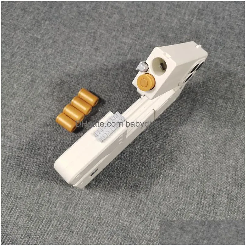 ic380 cell phone toy pistol soft bullet toy gun folding gun blaster shooting model for adults boys children outdoor games