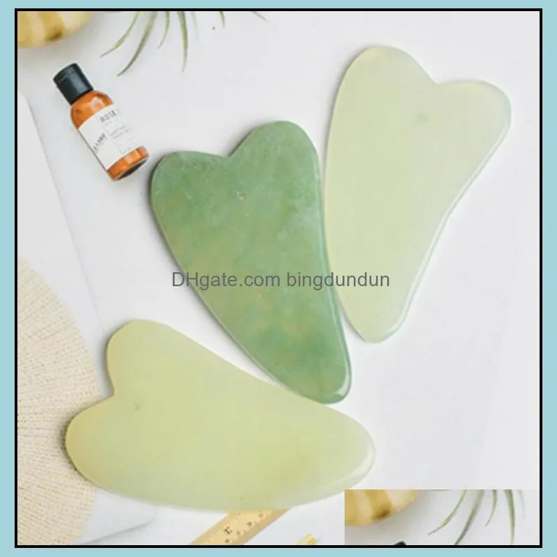 natural jade massage tool guasha board gua sha facial treatment party favor naturaljade stone scraping care healthy tools wll901