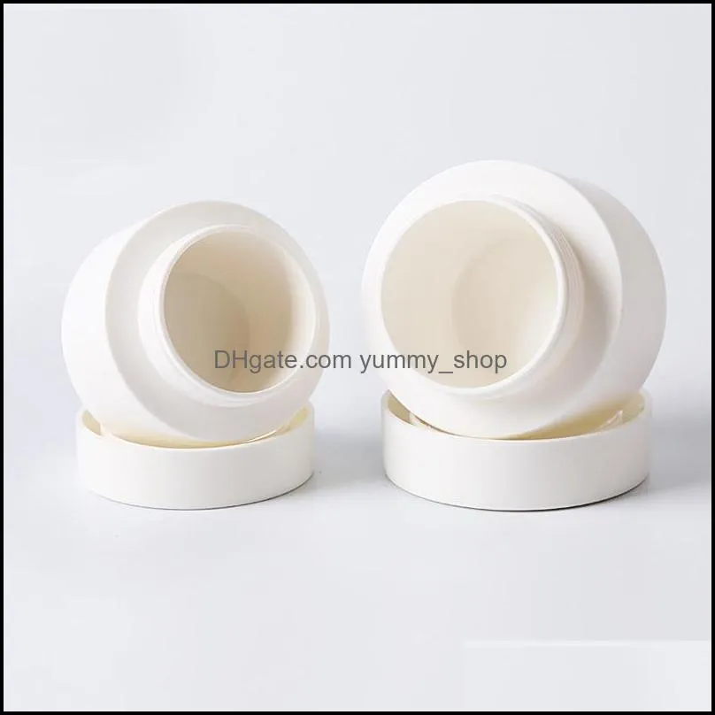 3g5g10g15g30g50g80g pp cream bottles empty bpa round jars bottle cosmetic face lotion subbottles with white inner liners