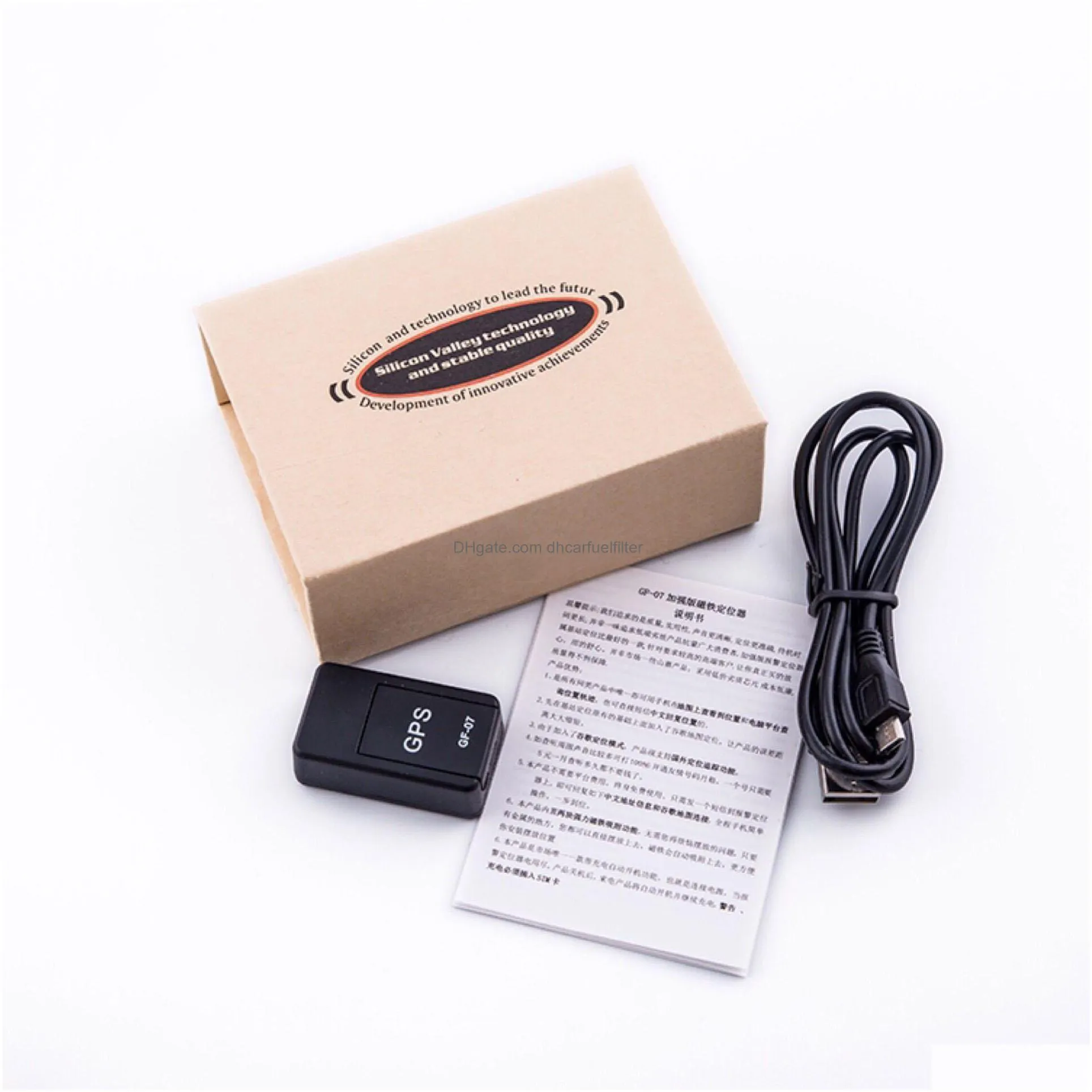 mini gf07 gps long standby magnetic sos tracker locator device voice recorder for vehicle/car/person locator system