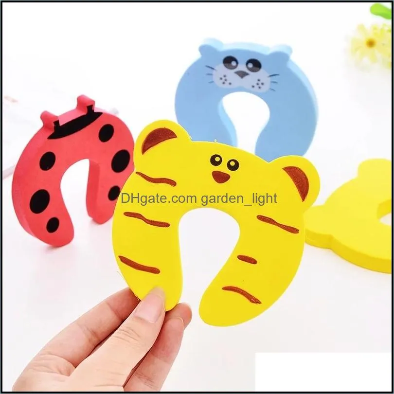 baby safety for newborn furniture protection card door stopper security cute animal care child lock finger